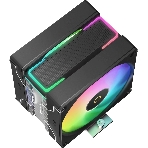 Кулер для процессора Ocypus Delta A40 SE BK Dual Fan ARGB, 2x120mm ARGB FAN, Top ARGB Panel, 4 HEAT PIPES, 4-PIN PWM, 800-1800 RPM, 31DBA, HYDRO BEARING, LGA115X/1200/1700/18XX, AM4/AM5, фото9