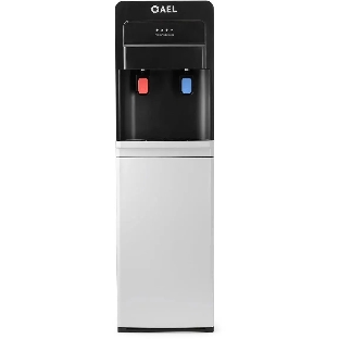 Кулер для воды AEL LD-AEL-805a, нижняя загрузка, нагрев 95 °С, охлаждение 10 °С, черный/белый