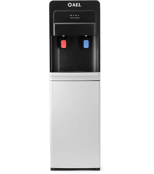 Кулер для воды AEL LD-AEL-805a, нижняя загрузка, нагрев 95 °С, охлаждение 10 °С, черный/белый