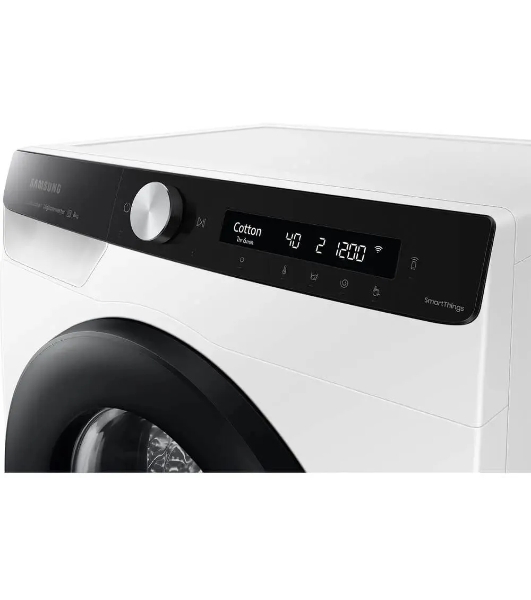 Стиральная машина Samsung WW80AG6S28AELP белый, загрузка фронтальная 8 кг, 1200 об/мин, класс: A+++