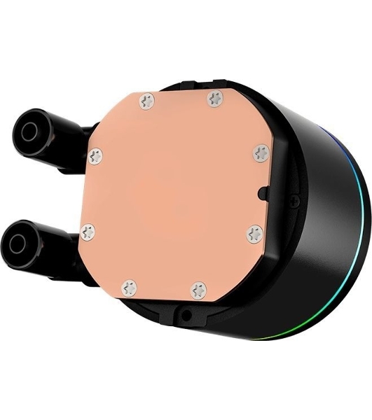 Система охлаждения PCCooler DA360 Pro ARGb Digital BK (300W, 360мм, LED temp., Black, ARGb/Fans: 3x120мм, 75.8CFM, 33.7dBA, 2200RPM/Pump height 57мм, 28dBA, 3000RPM, Rad thickness 27мм/S: 1851, 1700, 1200, 20XX, 115X, AM5, AM4)