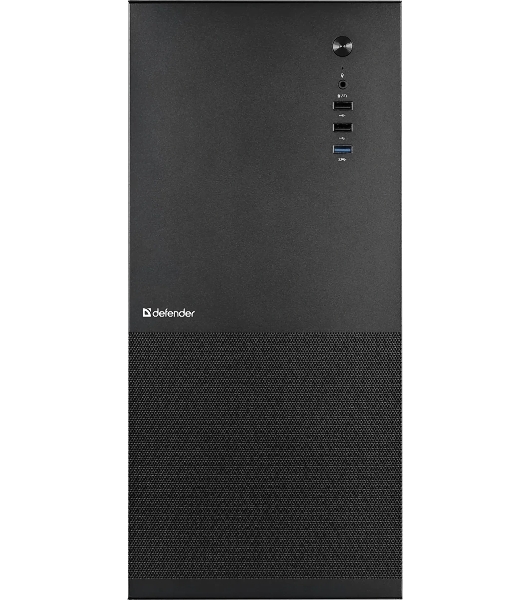 Корпус Defender Apex Metal XL, Midi-Tower, чёрный