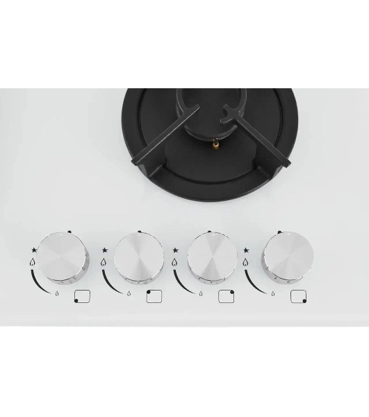 Варочная панель газ ZUGEL ZGH603W, белая