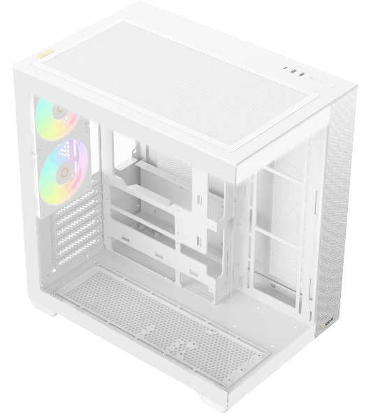 Корпус Ocypus Delta C74 ARGB White, Midi-Tower, белый, 2 x 120 мм