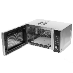 Микроволновая печь CASO MG 25 Ceramic Menu серебристый/черный, 25 л, 900 Вт, переключатели - кнопки, поворотный механизм, фото3