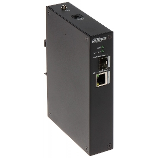 Коммутатор Dahua DH-PFS3102-1T, 1×1 Гбит/с RJ-45 + 1×1 Гбит/с SFP, неуправляемый, промышленный