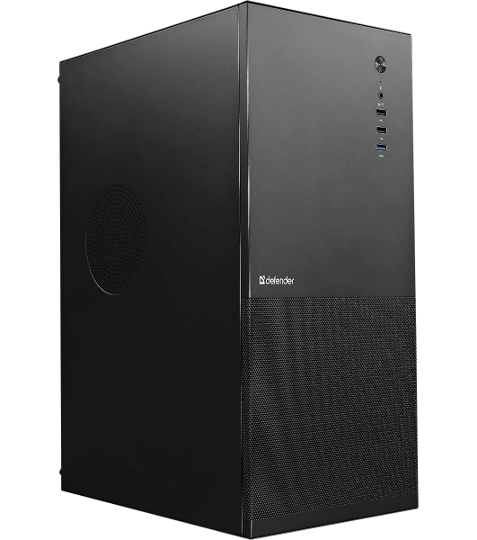 Корпус Defender Apex Metal XL, Midi-Tower, чёрный