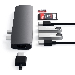 Док-станция Satechi ST-CMBPM, USB Type-C, HDMI/Thunderbolt 3/USB Type-C/SD/microSD/USB 3.0, USB, фото6
