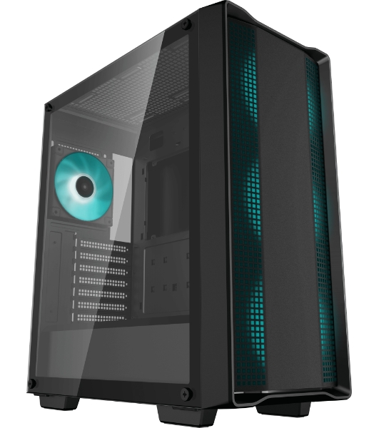Компьютерный корпус MidiTower Deepcool CC560 A-RGB черный (ATX, без БП, ARGB, USB3.2 Type-A+USB 2.0 Type-A) (R-CC560-BKTAA4-G-2)