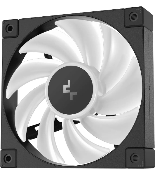 Вентилятор для корпуса DEEPCOOL FD12 черный, 120 мм, 2050 об/мин, 26.9 дБ, 4 pin