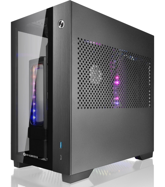 Компьютерный корпус Raijintek PAEAN MINI 0R20B00213 черный, Mini-ITX, for psu ATX PS/2, USB 3.0x2, USB 2.0x2, HD Audiox1