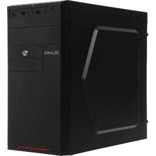 Компьютер Amur Нарвал B7I21 MT i3 12100 (3.3) 16Gb SSD 256Gb UHDG 730 FreeDOS GbitEth 400W мышь клавиатура черный (RUS) (2147002)