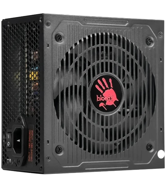 Блок питания Bloody BD-PS850G, 850Вт, 80 PLUS Gold, 120мм, модульный, черный