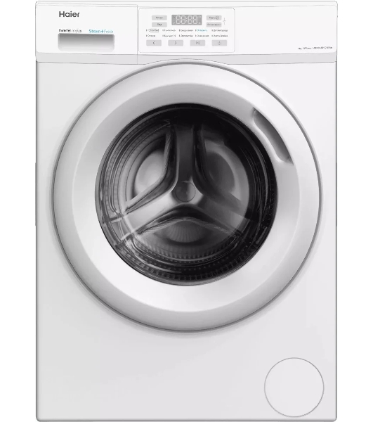 Стиральная машина Haier HW60-BP12919A белый, загрузка фронтальная 6 кг, 1200 об/мин., класс: A+++