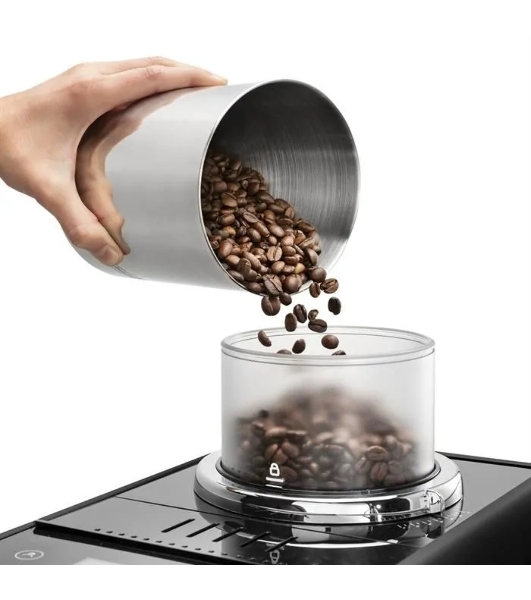 Кофемашина автоматическая DeLonghi EXAM440.55.B черный, исп. кофе - зерновой/молотый, 1.4 л, 1450 Вт, 19 бар