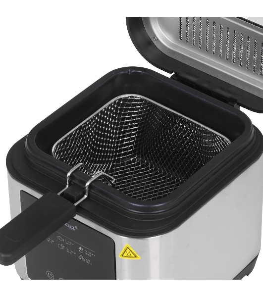 Фритюрница-фондю Steba DF 150 F серебристый/чёрный, 1200 Вт, 2.5 л, 0.8 кг, таймер