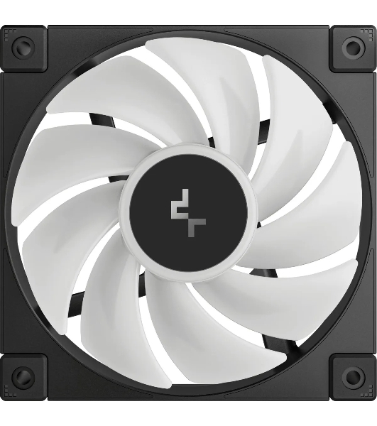Вентилятор для корпуса DEEPCOOL FD12 черный, 120 мм, 2050 об/мин, 26.9 дБ, 4 pin