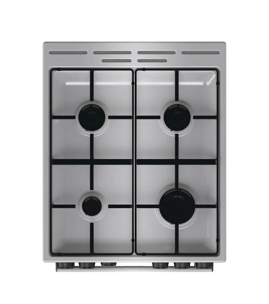 Плита газовая Gorenje GGI5A21XJ серебристый, конфорок 4 газовых, духовка 61 л, 50 см x 85 см x 59.4 см