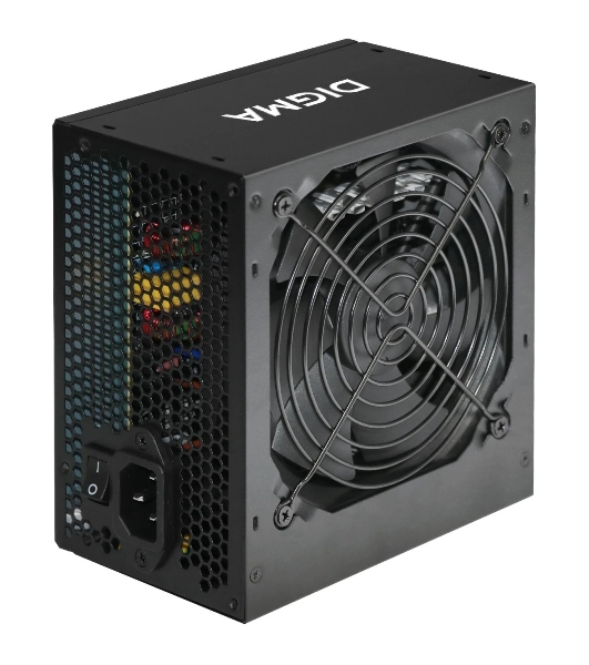 Блок питания Digma DPSU-600W-WH RTL, 600Вт, 80 PLUS, 120мм, черный