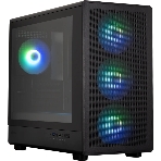 Компьютерный корпус ZALMAN M5, MATX, BLACK, WINDOW, 1xCombo (3.5'' or 2.5''), 1x3.5', 2x2.5', 1xUSB2.0, 1xUSB3.0, 1xUSB Type-C, FRONT 3x120мм ARGB, REAR 1x120мм ARGB, фото 1