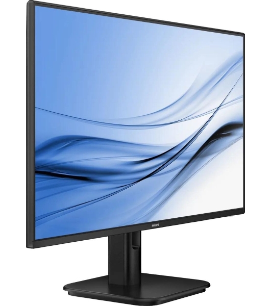 Монитор 27' Philips 27E1N1200A IPS 1920x1080, 100 Гц, 4 мс, 16:9, 300 кд/м², HDMI 1.4, DP 1.2, VGA, 3.5 мм, динамики (2x2 Вт), черный