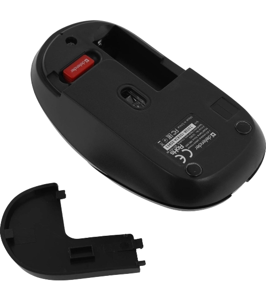 Мышь беспроводная Defender Wave MM-995 серебристый, 1600 dpi, радиоканал, USB, кнопки - 4