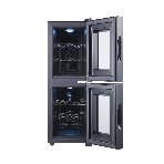 Винный шкаф CellarPrivate CP012-2Е черный, 32 л, 2 отсека, 12 бут., фото2