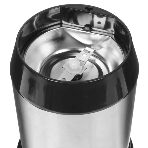 Кофемолка Centek CT-1362 (сталь) 200Вт, 60гр, стальн стакан, стальн чаша, прозрачная крышка, фото5