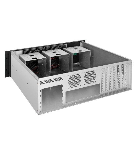 Серверный корпус ExeGate Pro 3U450-12 (RM 19', высота 3U, глубина 450, БП 1U-1000ADS, 2*USB)