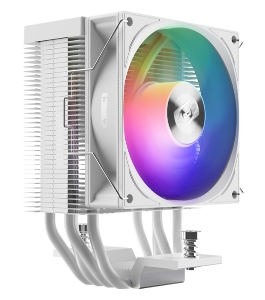 Кулер PCCooler R400 ARGb белый 92мм алюминий+медь 2200rpm 30db 4-pin 180W 133мм
