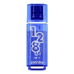 Флешка USB SmartBuy Glossy Dark Blue (SB128 GbGS-DB), 128Gb, USB 3.0, R/W 75/30, темно-синий, фото 1