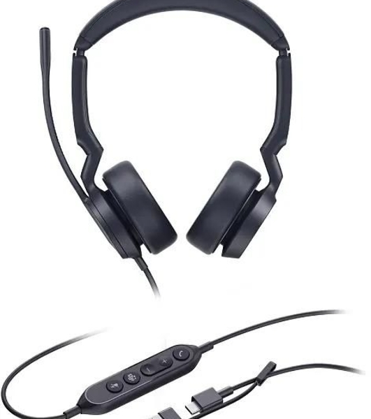 Гарнитура Yealink UH44 Dual UC чёрный, проводная, USB