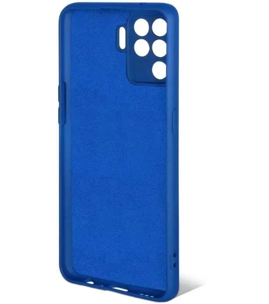 Чехол (клип-кейс) DF oOriginal-11, для Oppo Reno 5 Lite, синий df ooriginal-11 (blue)