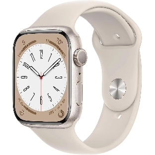 Умные часы Apple Watch Series 8 A2771, 1.9' OLED, Wi-Fi, Bluetooth, NFC, IP6X, сияющая звезда
