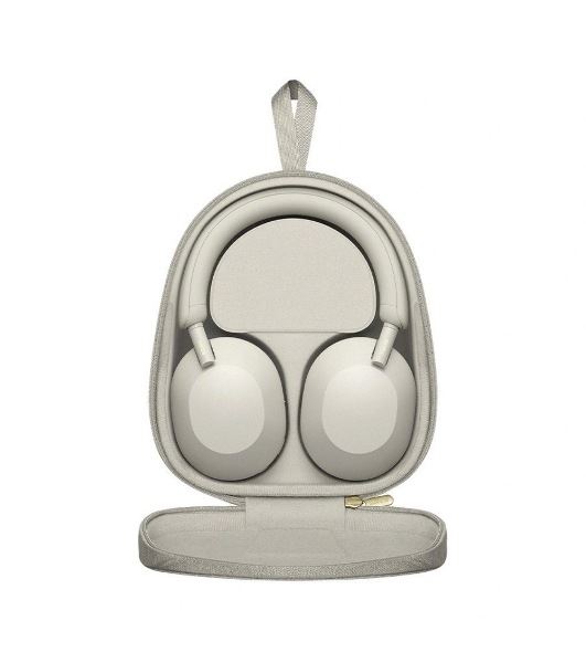 Гарнитура беспроводная/проводная Bluetooth Sony WH-1000XM5, серебристый