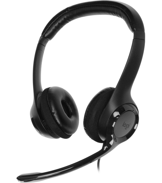 Гарнитура Logitech H390 чёрный, проводная, USB