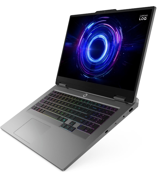 Ноутбук Lenovo LOQ 17IRX10/17.3'/IPS/Intel Core i7 13650HX/1920x1080/32GB/1024GB SSD/NVIDIA GeForce RTX 5060 8GB/Без ОС/серый/2.9kg