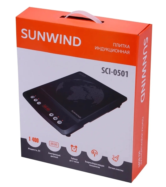 Плита настольная индукционная SunWind SCI-0501 черный стеклокерамика (настольная)