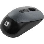 Мышь беспроводная Defender Wave MM-995 серебристый, 1600 dpi, радиоканал, USB, кнопки - 4, фото9