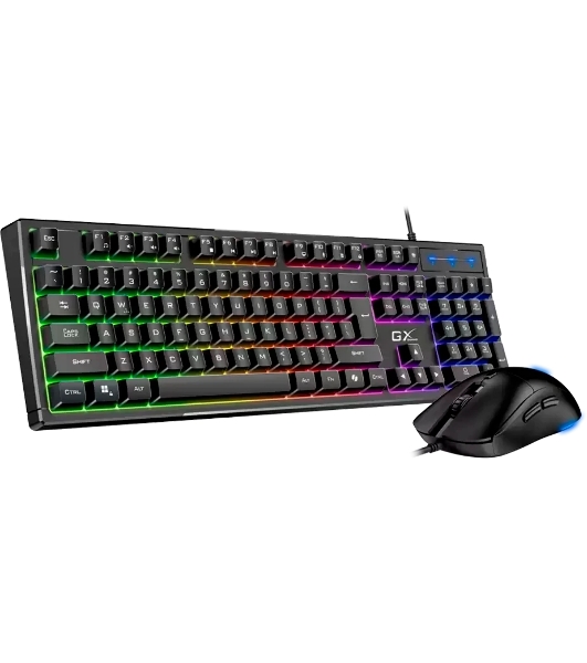 Комплект клавиатура+мышь Genius Scorpion KM-GX6 проводной, USB, 3200 DPI, черный