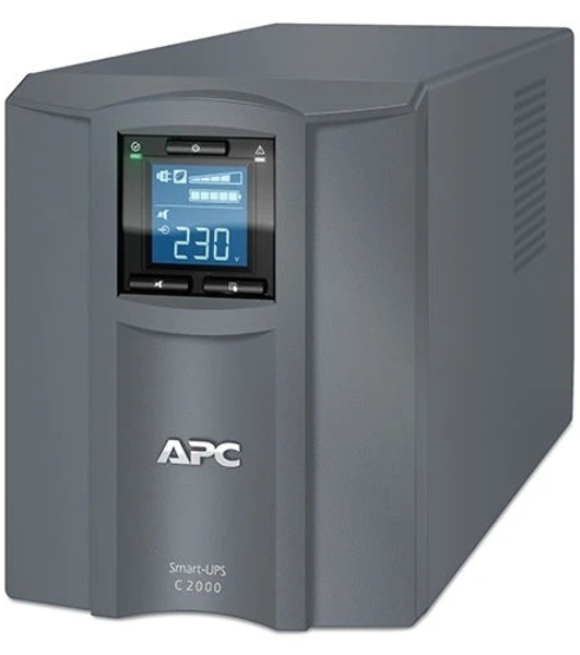 Источник бесперебойного питания APC Smart-UPS C SMC2000I/2000ВА/1300Вт/1 х IEC 320 C19 (компьютерная), 6 х IEC 320 C13 (компьютерная)