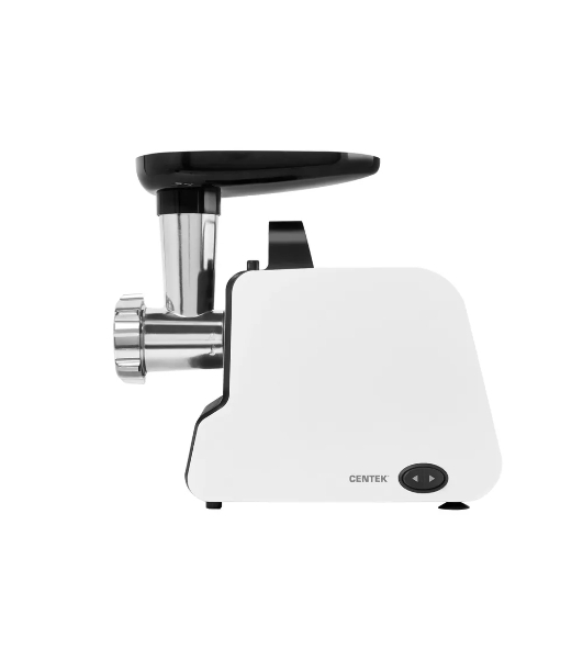 Мясорубка электрическая Centek CT-1603 белый, 2000 Вт, 2.0 кг/мин, реверс, защита от перегрузки, насадки - 4