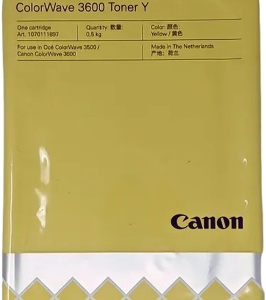 Тонер лазерный Canon ColorWave 3600 Toner Y (3281C001) желтый для Canon Oce ColorWave 3600