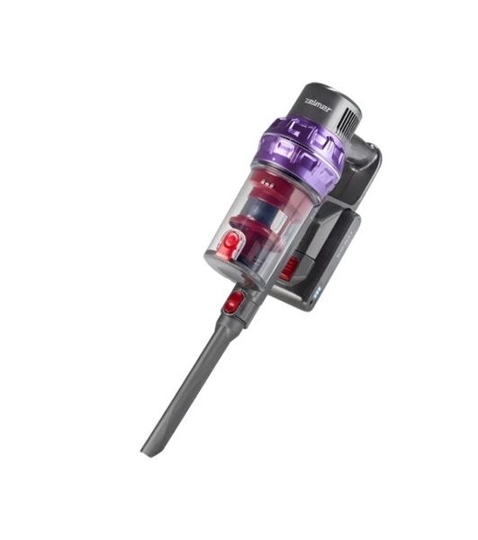 Пылесос вертикальный Zelmer STICK ZSVC925T Wiktor фиолетовый/черный, питание от аккумулятора, 380 Вт, уборка сухая, пылесборник 0.8 л