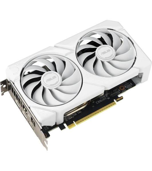 Видеокарта Asus DUAL-RX9060XT-16G-WHITE белый