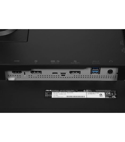 Монитор 27' ASUS BE27ACSBK IPS 2560x1440, 60 Гц, 5 мс, 16:9, 350 кд/м2, 1xHDMI, 2хDP, USB-C, 1x3.5 мм, черный