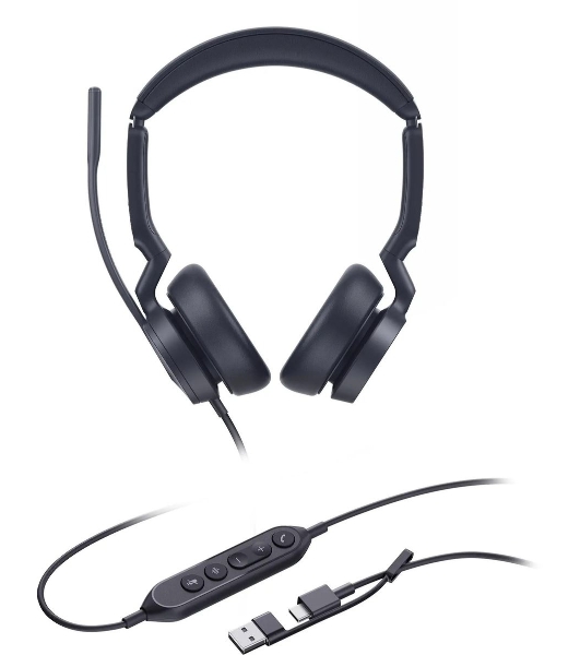 Гарнитура Yealink UH46 Dual UC чёрный, проводная, USB