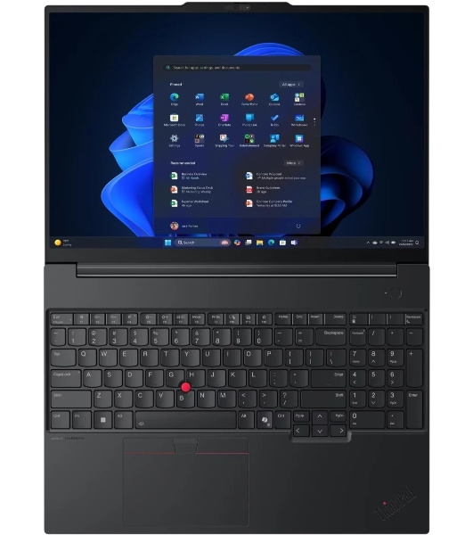 Ноутбук Lenovo ThinkPad E16 G3/16'/IPS/Intel Core Ultra 7 255H/16Gb/512Gb SSD/Intel Graphics/noOS/черный/1.63kg