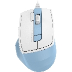 Мышь проводная A4Tech Fstyler FM45S Air голубой/белый, 2400 dpi, USB, кнопки - 7, фото 1