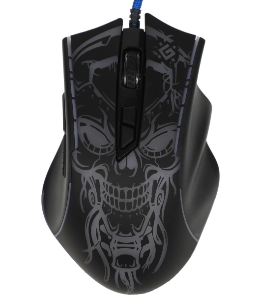 Мышь проводная Defender Bulletstorm GM-928 черный, 7200 dpi, USB, кнопки - 7